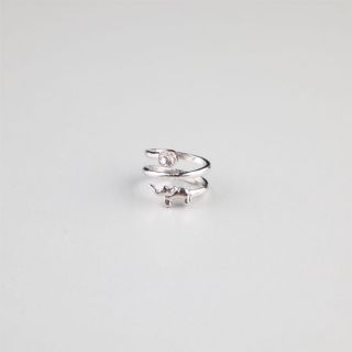 Elephant Swirl Ring Silver In Sizes 7, 8 For Women 238675140