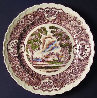 Metlox   Poppytrail   Vernon VernonS 1860 Luncheon Plate, Fine China Dinnerware