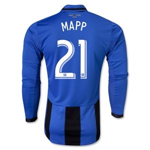adidas Montreal Impact 2013 MAPP LS Authentic Third Soccer Jersey