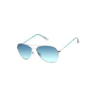 OLSENBOYE Bazooka Aviator Sunglasses, Green, Womens