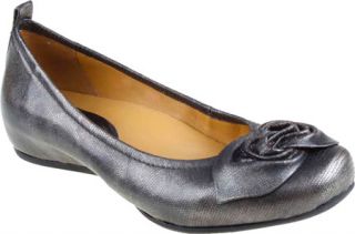 Womens Earthies Rubio   Pewter Print Metallic Ornamented Shoes