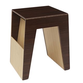Brave Space Design Hollow End Table HolEndTab Finish Chocolate