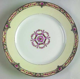 Haviland Schleiger 344 1 Dinner Plate, Fine China Dinnerware   Theo,Pink Roses R