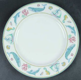 Studio Nova Deep Sea 12 Chop Plate/Round Platter, Fine China Dinnerware   Vario