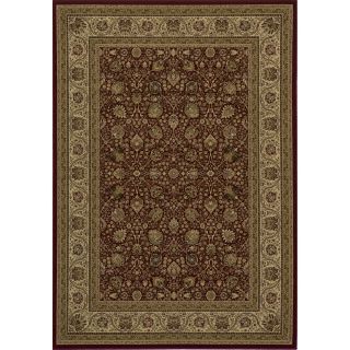 Royal Rectangular Rugs, Red