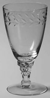 Tiffin Franciscan Petite Point (Polished Cut) Juice Glass   Stem #17501, Polishe