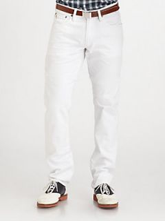 Polo Ralph Lauren Varick Slim Fit Jeans   White