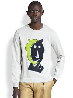 Carven Character Sweatshirt   Grey