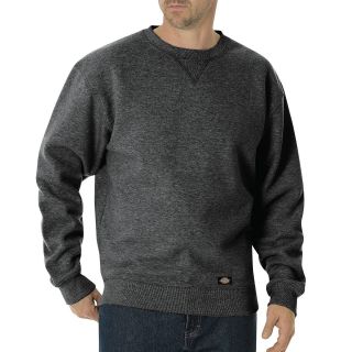 Dickies Heavyweight Fleece Crewneck Sweatshirt Big and Tall, Gray, Mens
