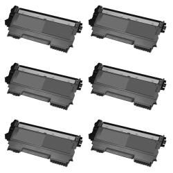 Brother Tn450 Remanufactured Black Toner Cartridges (pack Of 6) (BlackPrint yield 2,600 pages with 5 percent coverageNon refillableModel TN450Pack of 6We cannot accept returns on this product. )
