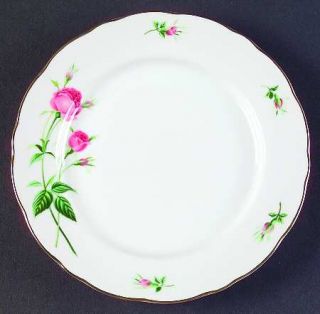 Christineholm Rose Bread & Butter Plate, Fine China Dinnerware   Pink Roses/Buds
