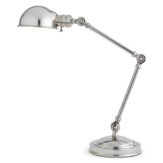 ROYAL VELVET Polished Nickel Armature Desk Lamp