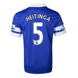 Nike Everton 13/14 HEITINGA Home Soccer Jersey