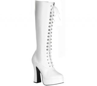 Womens Pleaser Electra 2020   White PU Boots