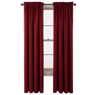 Sutherland Rod Pocket Curtain Panel, Red