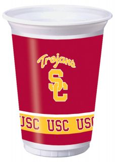 USC Trojans 20 oz. Plastic Cups