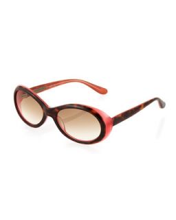 Bette Tortoise Sunglasses, Pink
