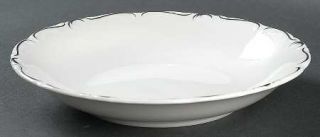 Royal Sovereign Simplicity Coupe Soup Bowl, Fine China Dinnerware   Platinum Scr