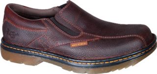 Mens Dr. Martens Norwich SD Slip On Shoe   Dark Brown Bear Track Safety Shoes