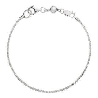 Forever Moments 7.5 Round Wheat Links Bracelet, Womens