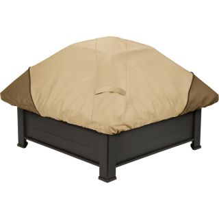 Classic Accessories Fire Pit Cover   Fits Round Pits, Large, Pebble, Model 72942
