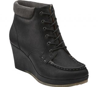 Womens Clarks Vogue Iris   Black Leather Boots