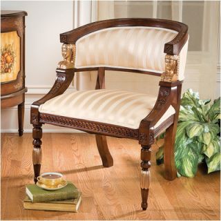 Design Toscano Egyptian Revival Fabric Side Chair AE3318