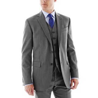 Stafford Super 100 Wool Jacket   Slim Fit, Grey, Mens