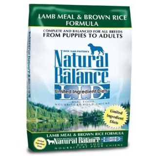 L.I.D. Limited Ingredient Diets Lamb Meal and Brown Rice Formula Dog and Puppy Food