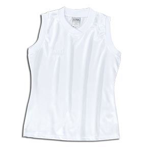 Xara Womens Boston Sleeveless Soccer Jersey (White)