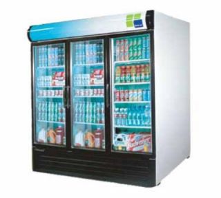 Turbo Air Refrigerated Merchandiser w/ Swing Glass Doors, 72 cu ft