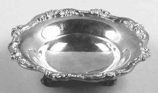 Poole Silver  Old English (Silverplate,Hollowware) Footed Plated Bon Bon Bowl  