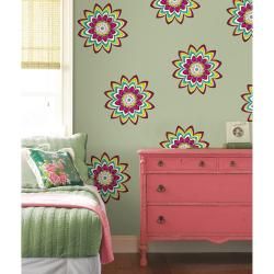 Wall Pops Zsa Dots Wall Decals (SmallSubject ContemporaryIncludes 12 dotsEasy to install, just peel and stickGem embellishments includedRepositionable and always removableDimensions each 13 inches high x 13 inches wide  )