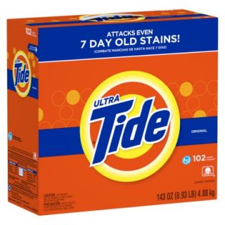 Ultra Tide High Efficiency Laundry Detergent Powder   Original (102 loads)
