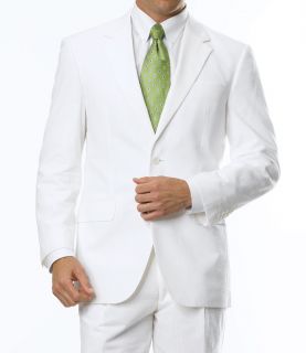 2 Button Seersucker Tailored Fit Suit JoS. A. Bank Mens Suit
