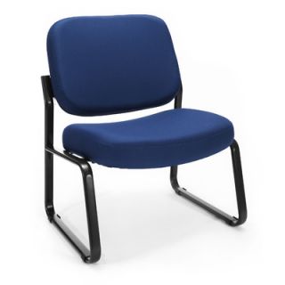 OFM Big and Tall Armless Chair 409 80 Seat / Back Color Navy