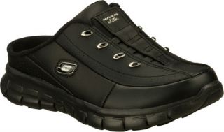 Womens Skechers Synergy Elite Glam   Black Casual Shoes
