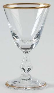 Fostoria Ambassador (Stem 6065,Gold) Cordial Glass   Stem #6065          Wide Go