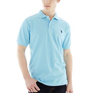 U.S. Polo Assn. Piqué Polo, Blue, Mens