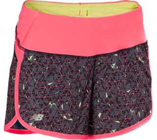 Womens New Balance Impact 4 Graphic Short WRS4114   Watermelon Shorts