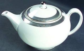 Wedgwood Marcasite Teapot & Lid, Fine China Dinnerware   Fine Bone, Floral&Geome
