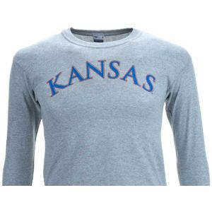 Kansas Jayhawks New Agenda NCAA Youth Arch Long Sleeve T Shirt