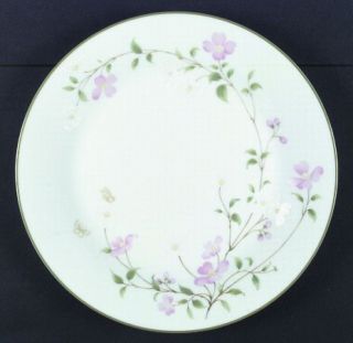 Noritake First Blush Dinner Plate, Fine China Dinnerware   Pink & White Flowers,