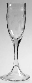 Thomas OBrien Crystal Vintage Modern Fluted Champagne   Clear,Horizontal&Dot De