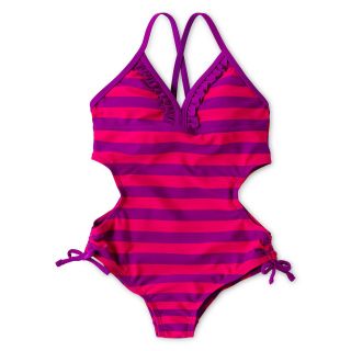 JOE FRESH Joe Fresh 1 pc. Cut Out Swimsuit   Girls 4 14, Pink, Girls