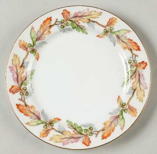 Mikado Glendale Bread & Butter Plate, Fine China Dinnerware   Autumn Leaves And