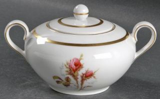 Royal Signet Dianne Sugar Bowl & Lid, Fine China Dinnerware   White Background