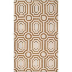 Angelohome Hand tufted Gold Hudson Park Polyester Rug (8 X 10)