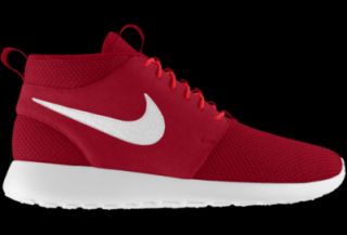 Nike Roshe Run Mid Premium iD Custom Womens Shoes   Red