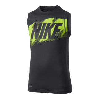 Nike Dri FIT Muscle Tee   Boys 8 20, Anthracite, Boys